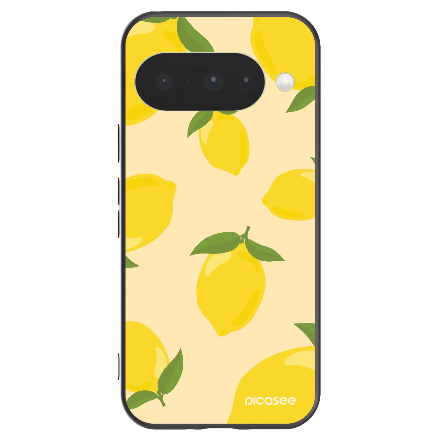 Picasee silikonowe czarne etui na Google Pixel 10 - Limoncella