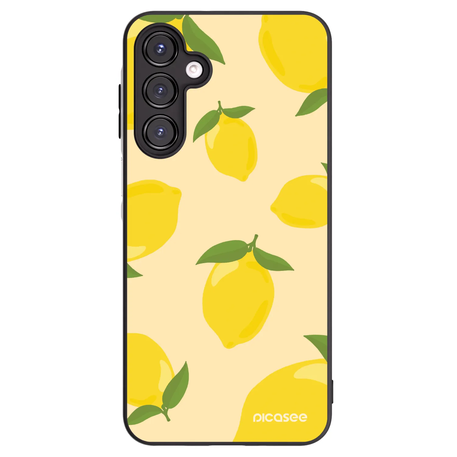 Picasee silikonowe czarne etui na Samsung Galaxy A16 4G - Limoncella