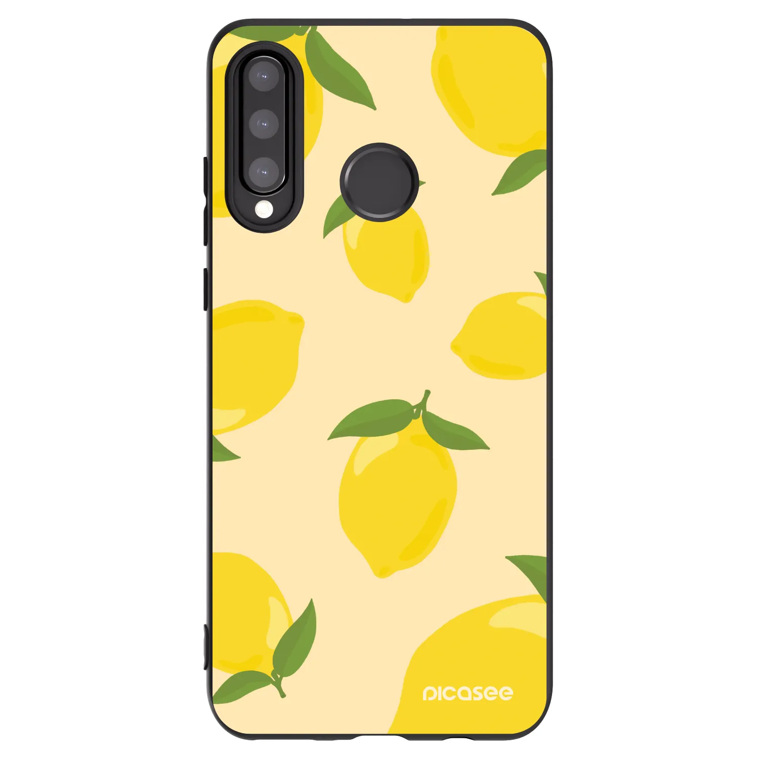 Picasee silikonowe czarne etui na Huawei P30 Lite - Limoncella