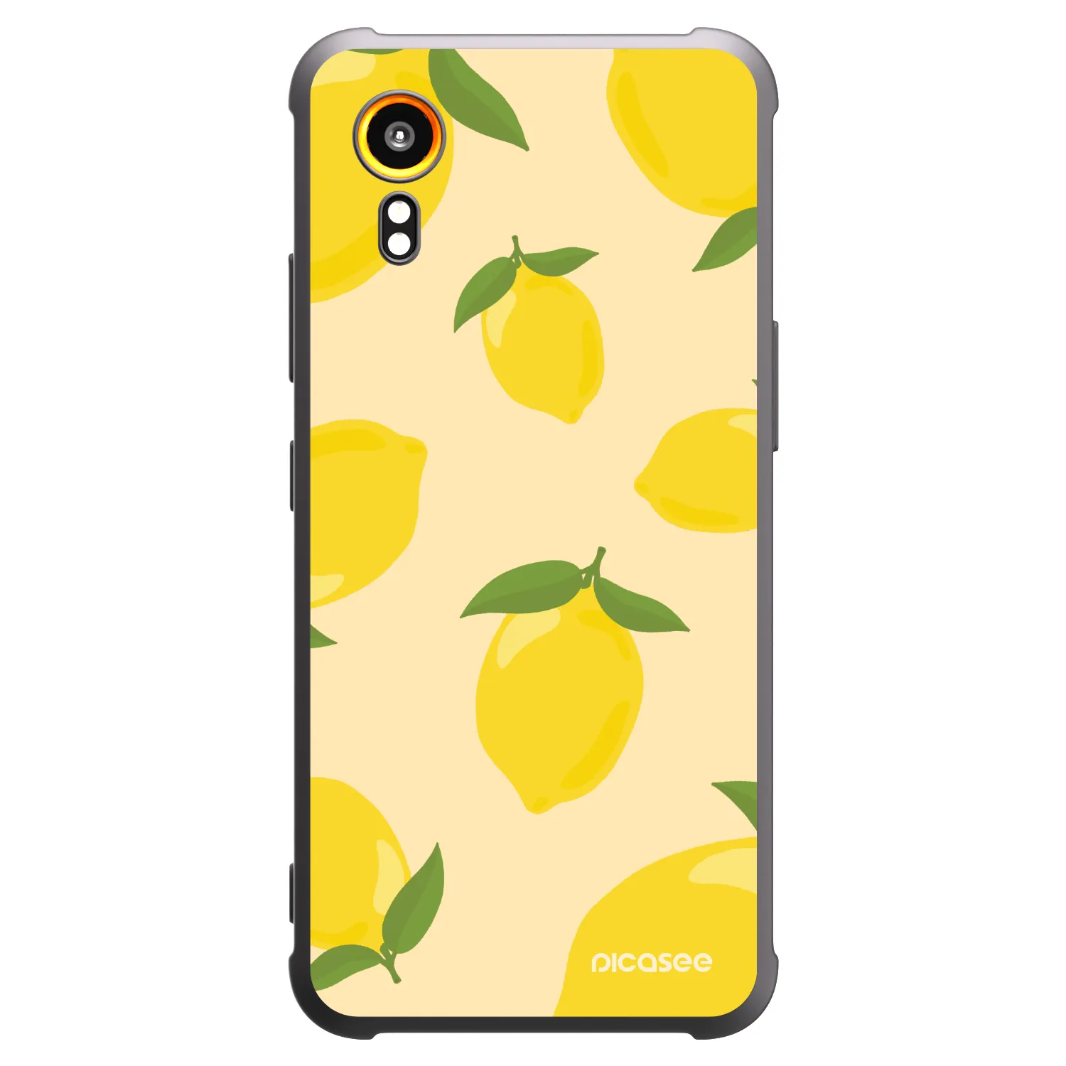 Picasee silikonowe czarne etui na Samsung Galaxy XCover 7 - Limoncella