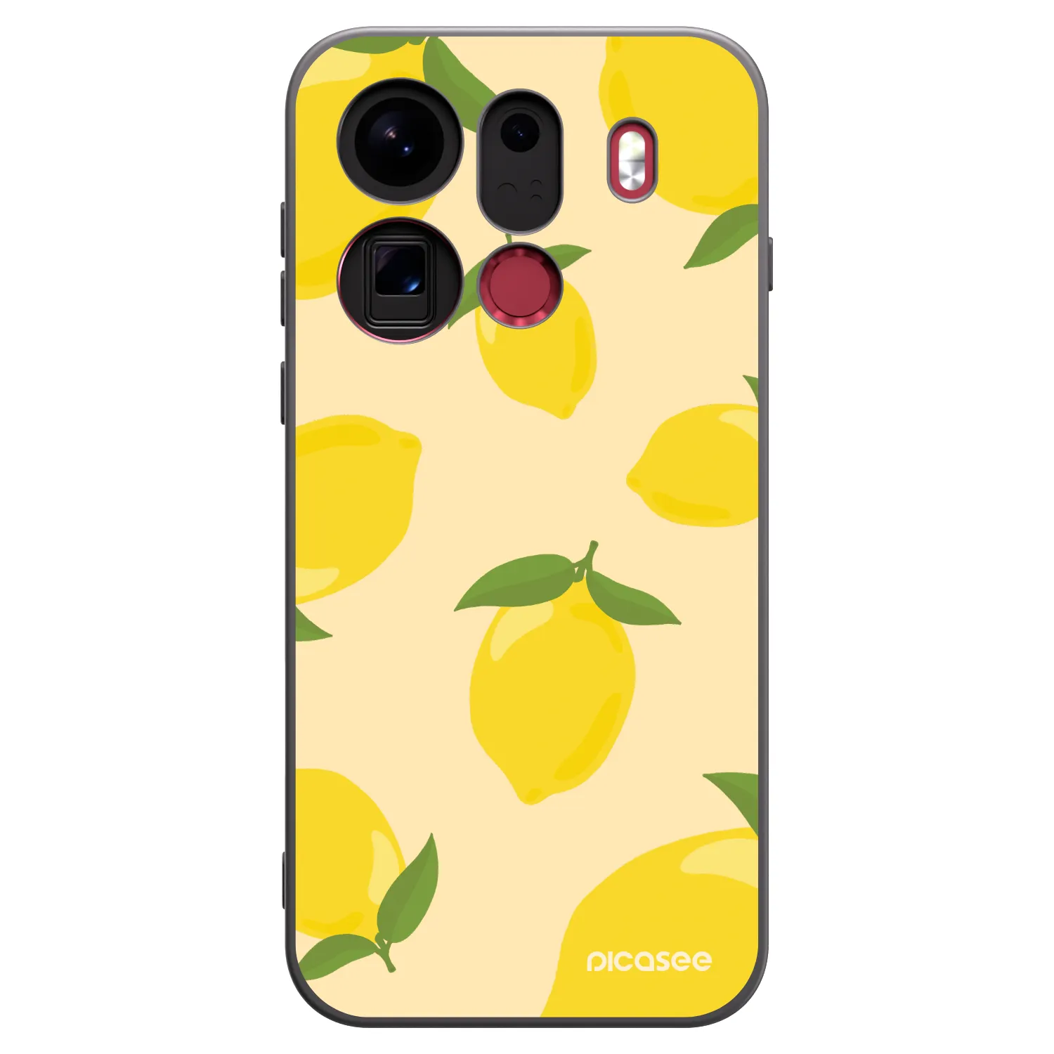 Picasee silikonowe czarne etui na OPPO Find X9 Pro - Limoncella