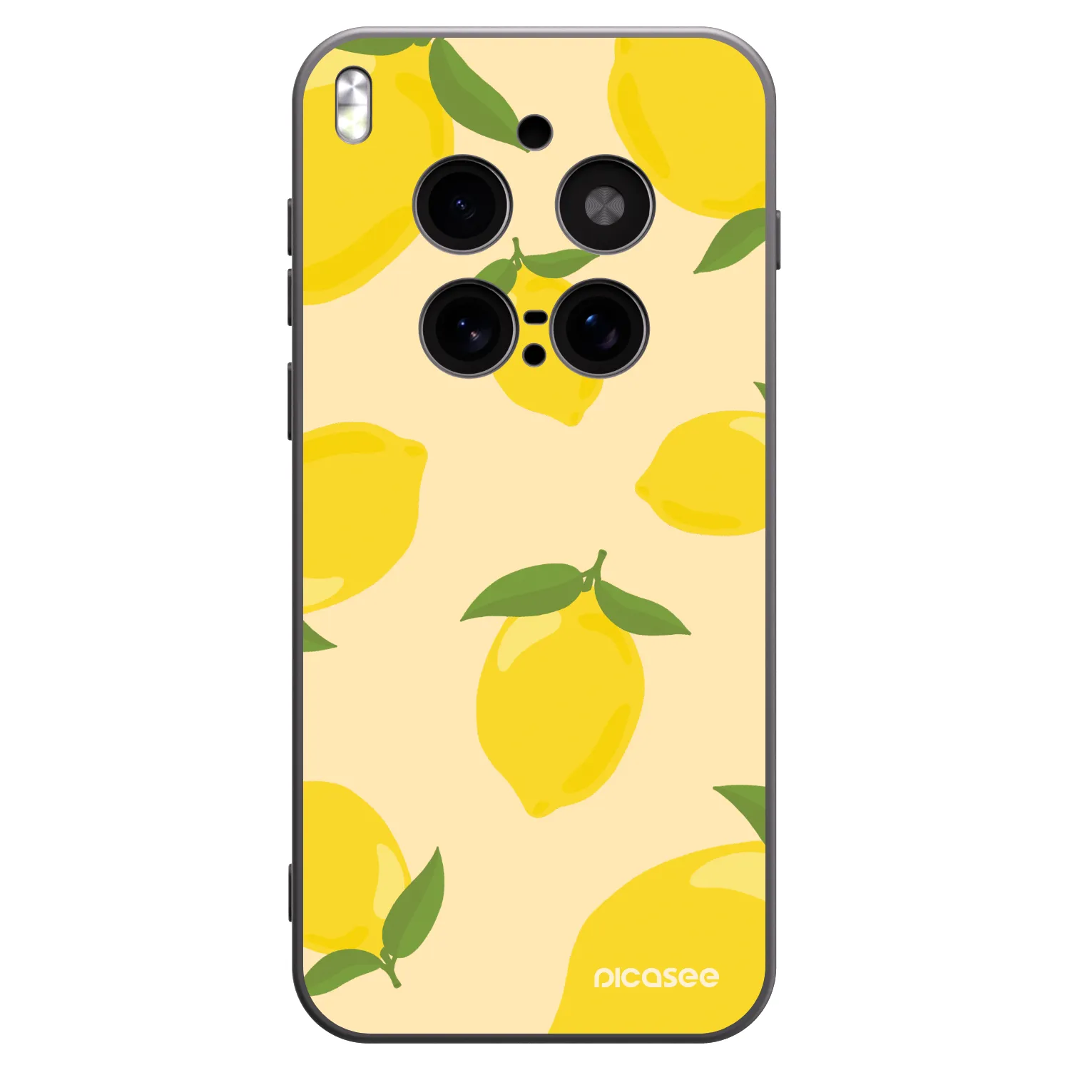 Picasee silikonowe czarne etui na Vivo X300 Pro - Limoncella