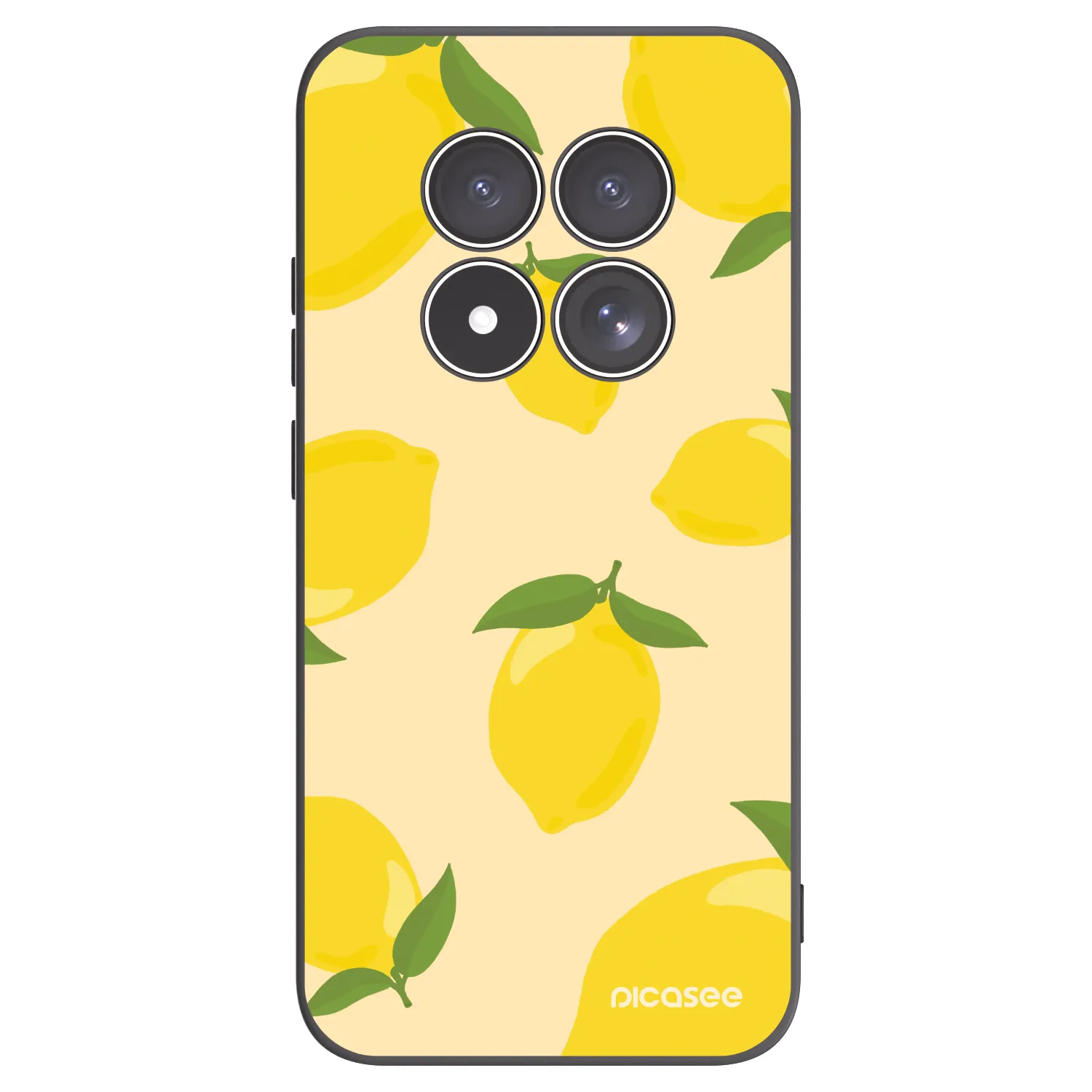 Picasee silikonowe czarne etui na Xiaomi Redmi Note 15 Pro 5G - Limoncella