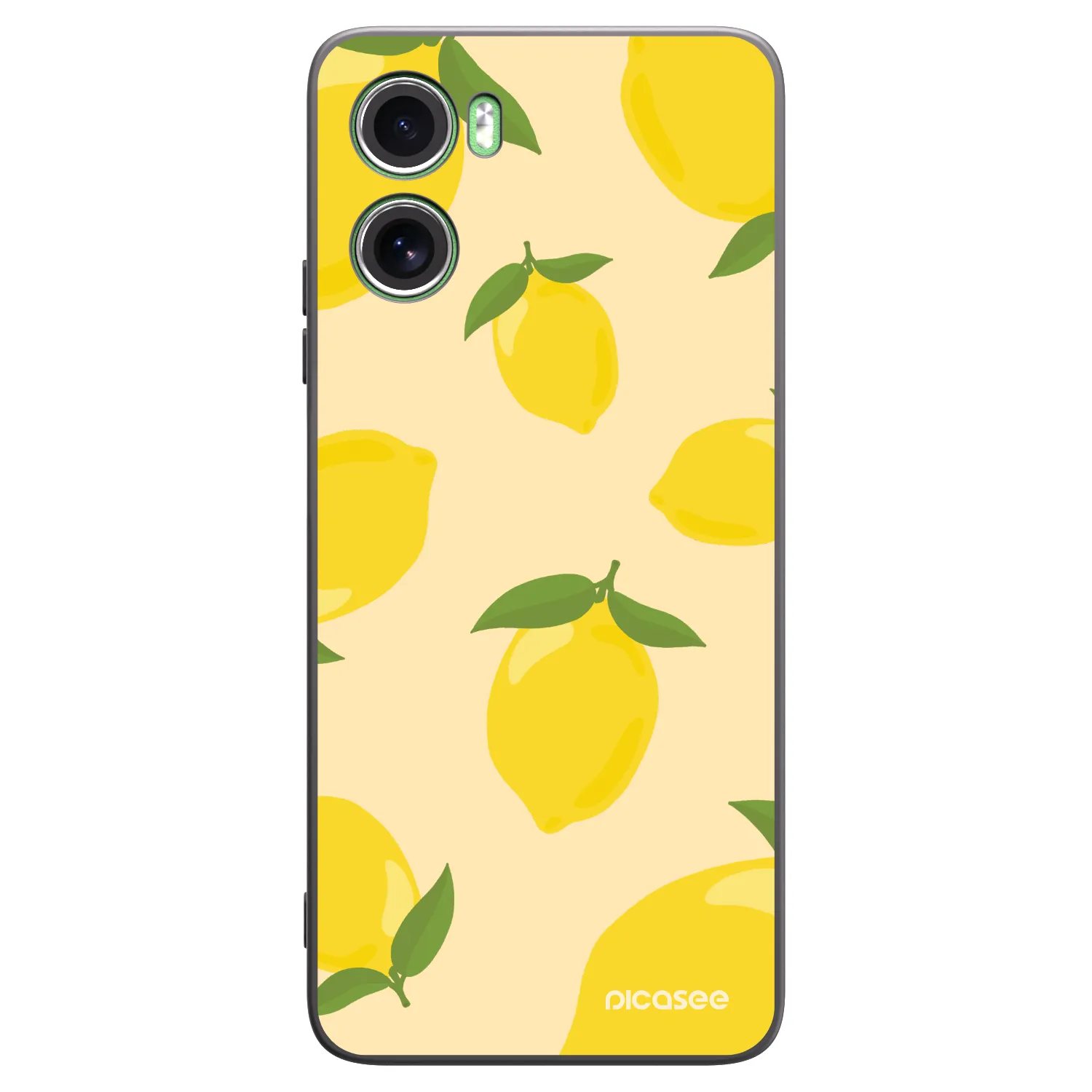 Picasee silikonowe czarne etui na Motorola Moto G06 - Limoncella