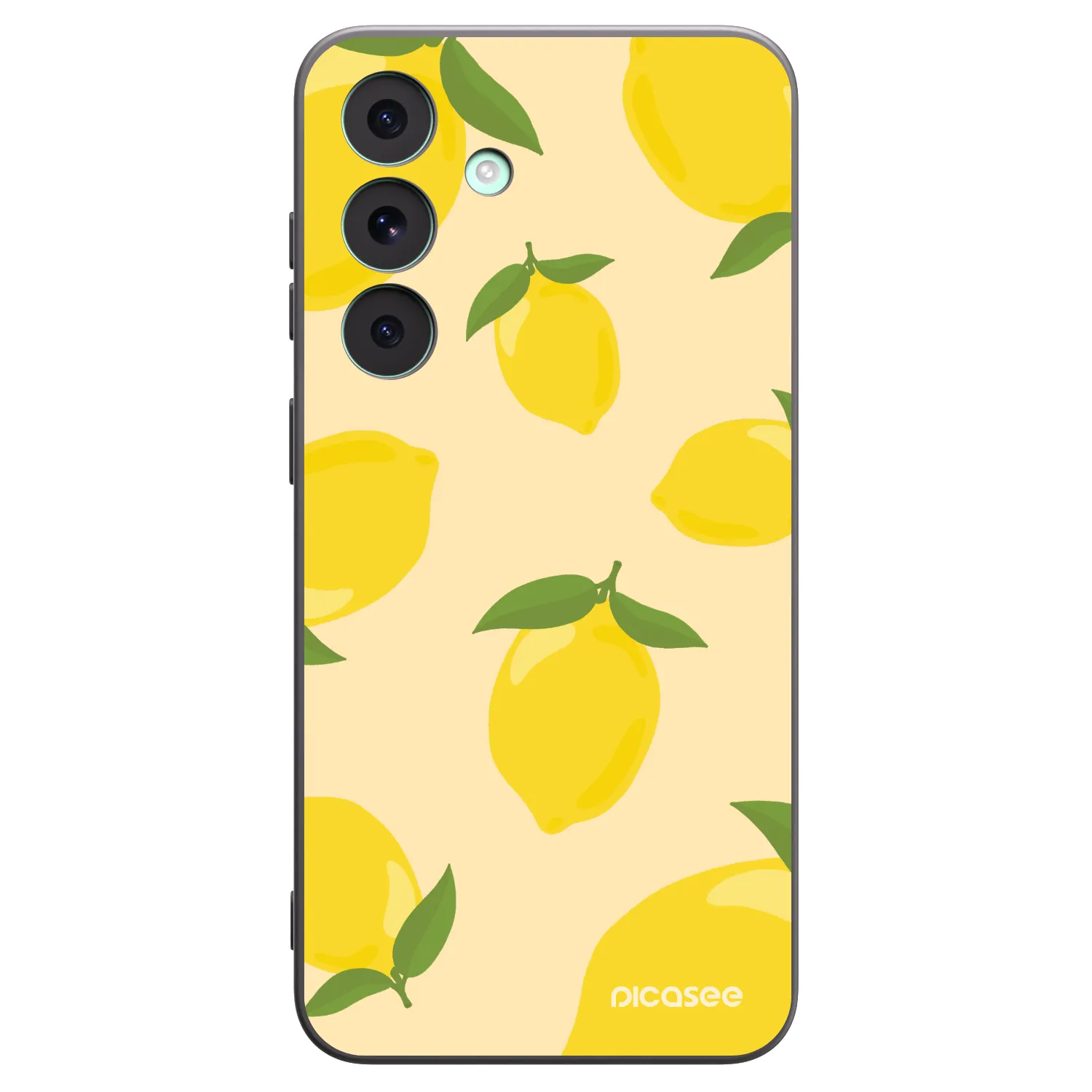 Picasee silikonowe czarne etui na Samsung Galaxy S26 FE - Limoncella