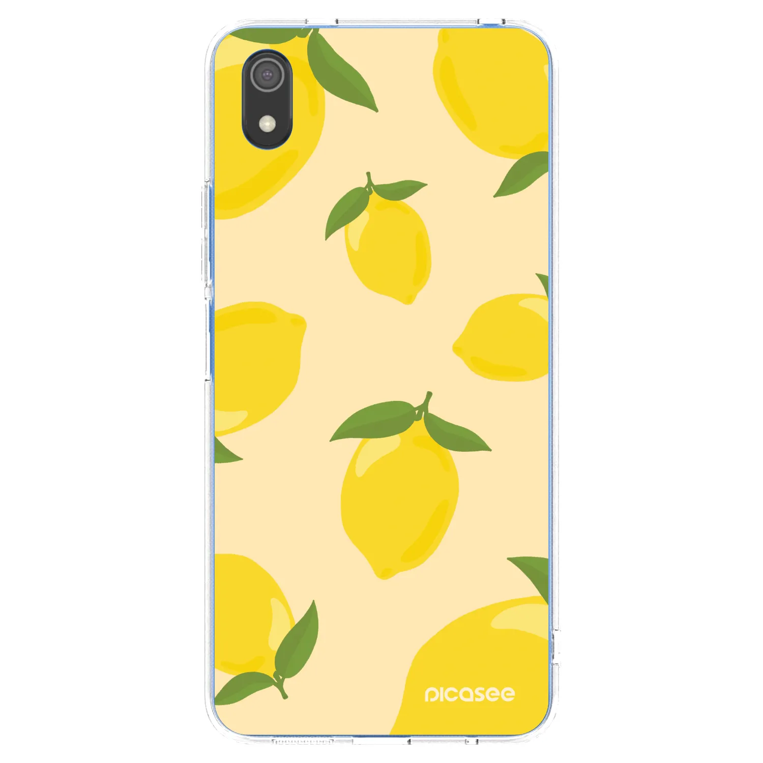Picasee silikonowe przeźroczyste etui na Xiaomi Redmi 7A - Limoncella