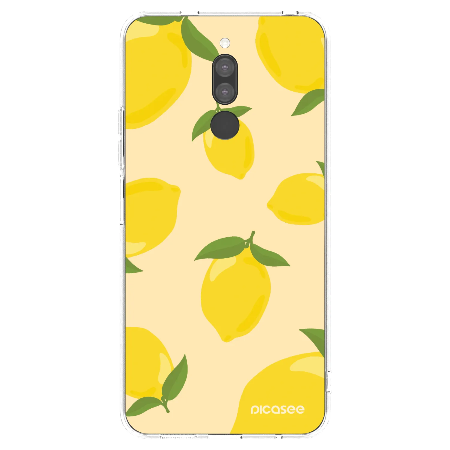 Picasee silikonowe przeźroczyste etui na Xiaomi Redmi 8 - Limoncella
