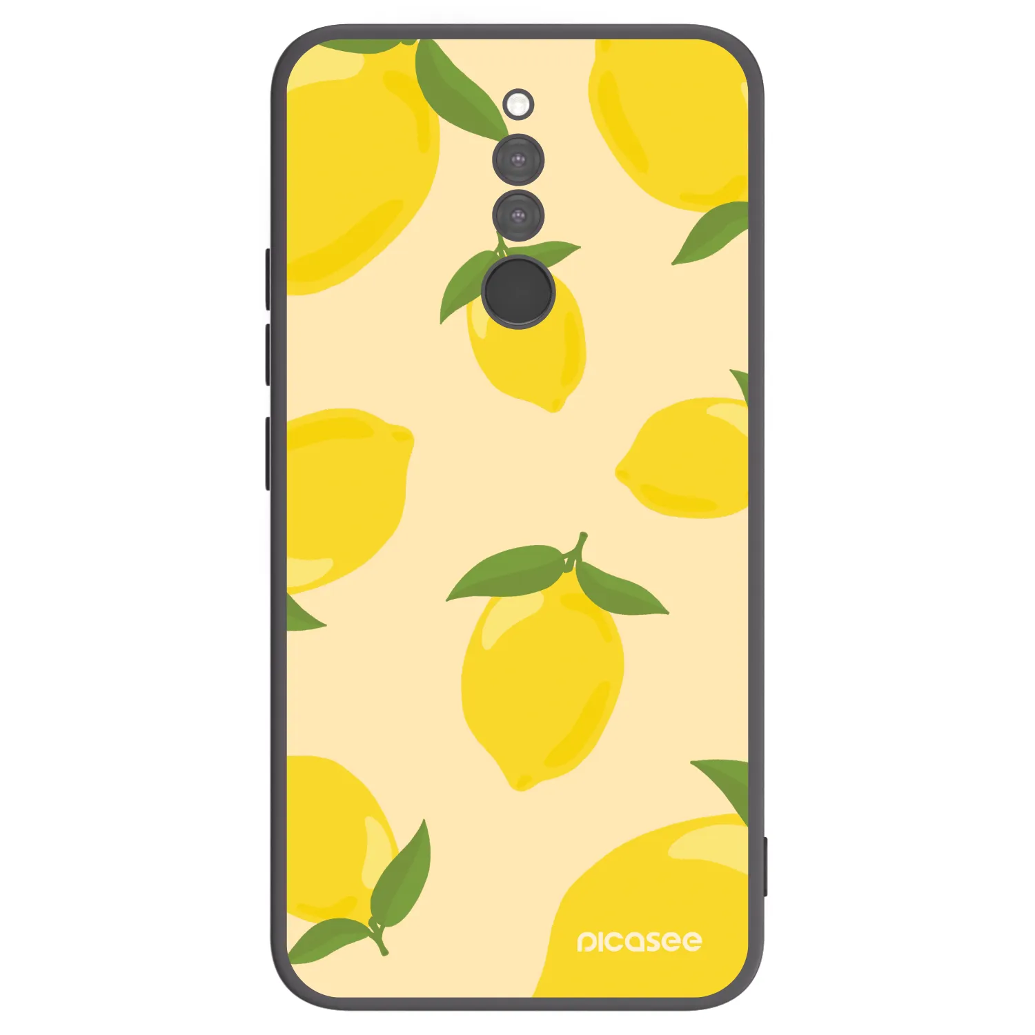 Picasee silikonowe czarne etui na Xiaomi Redmi 8 - Limoncella