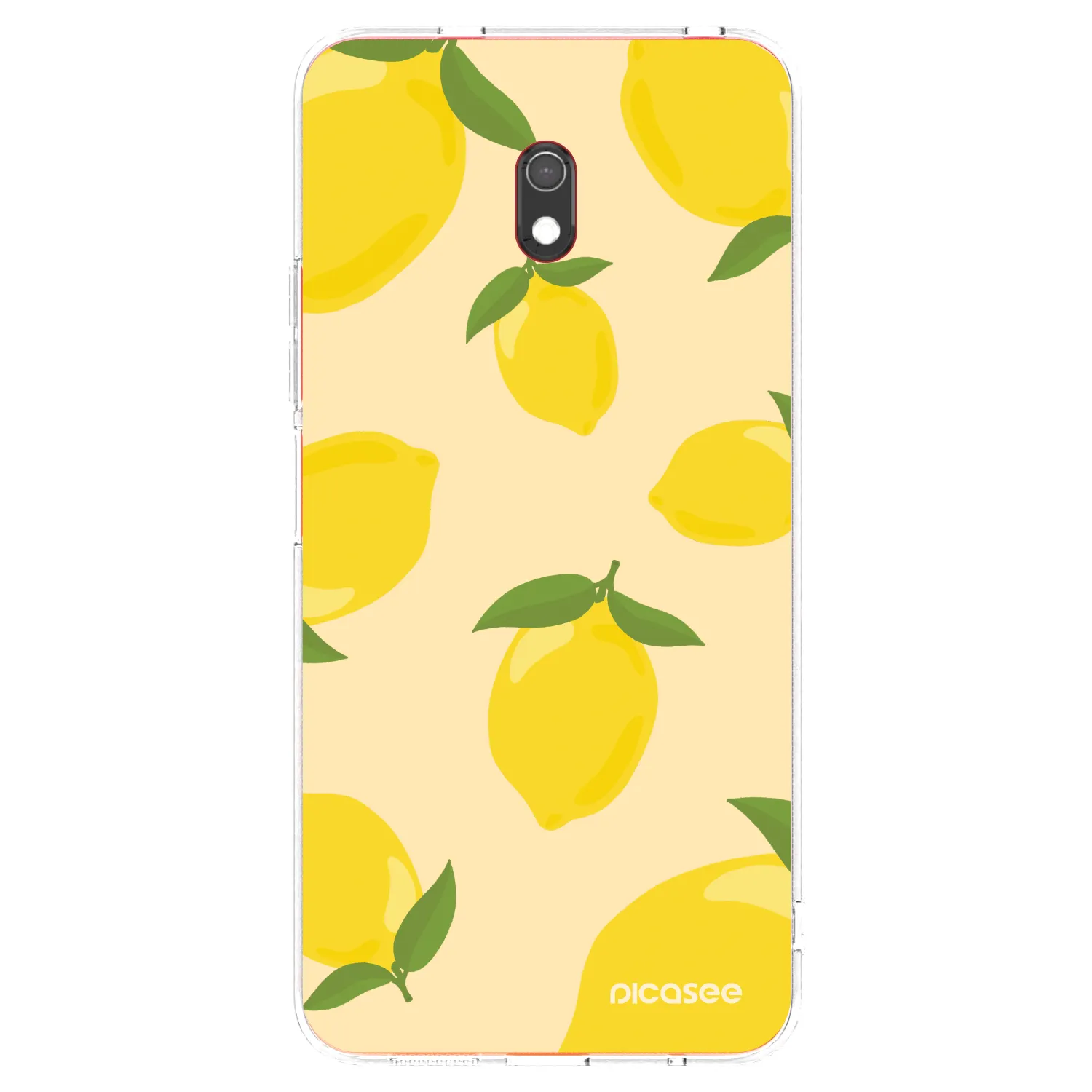 Picasee silikonowe przeźroczyste etui na Xiaomi Redmi 8A - Limoncella
