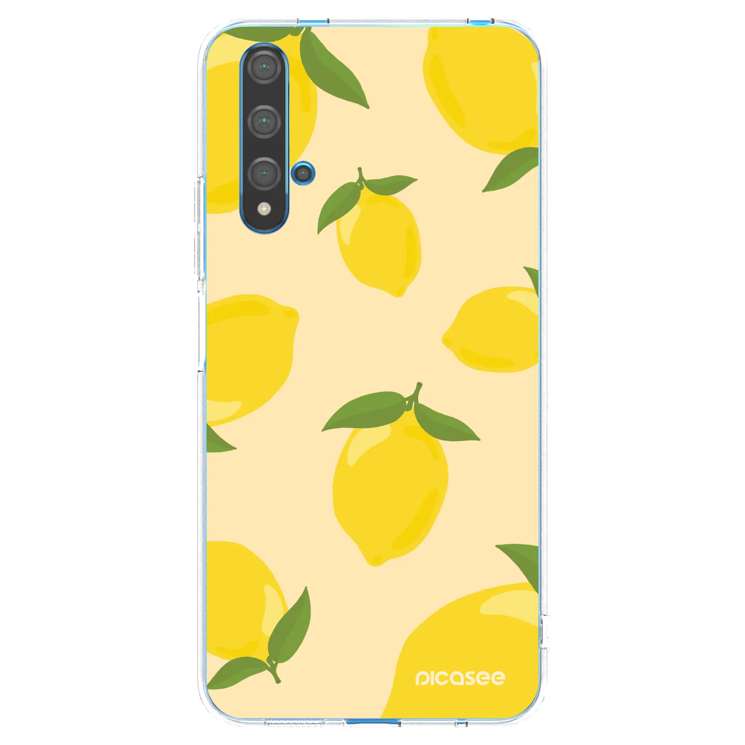 Picasee silikonowe przeźroczyste etui na Huawei Nova 5T - Limoncella