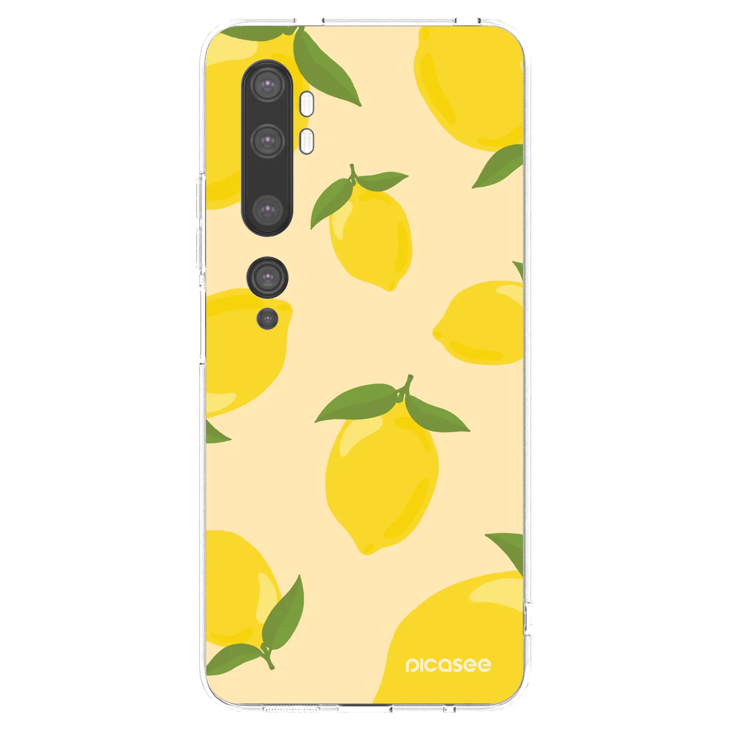 Picasee silikonowe przeźroczyste etui na Xiaomi Mi Note 10 (Pro) - Limoncella
