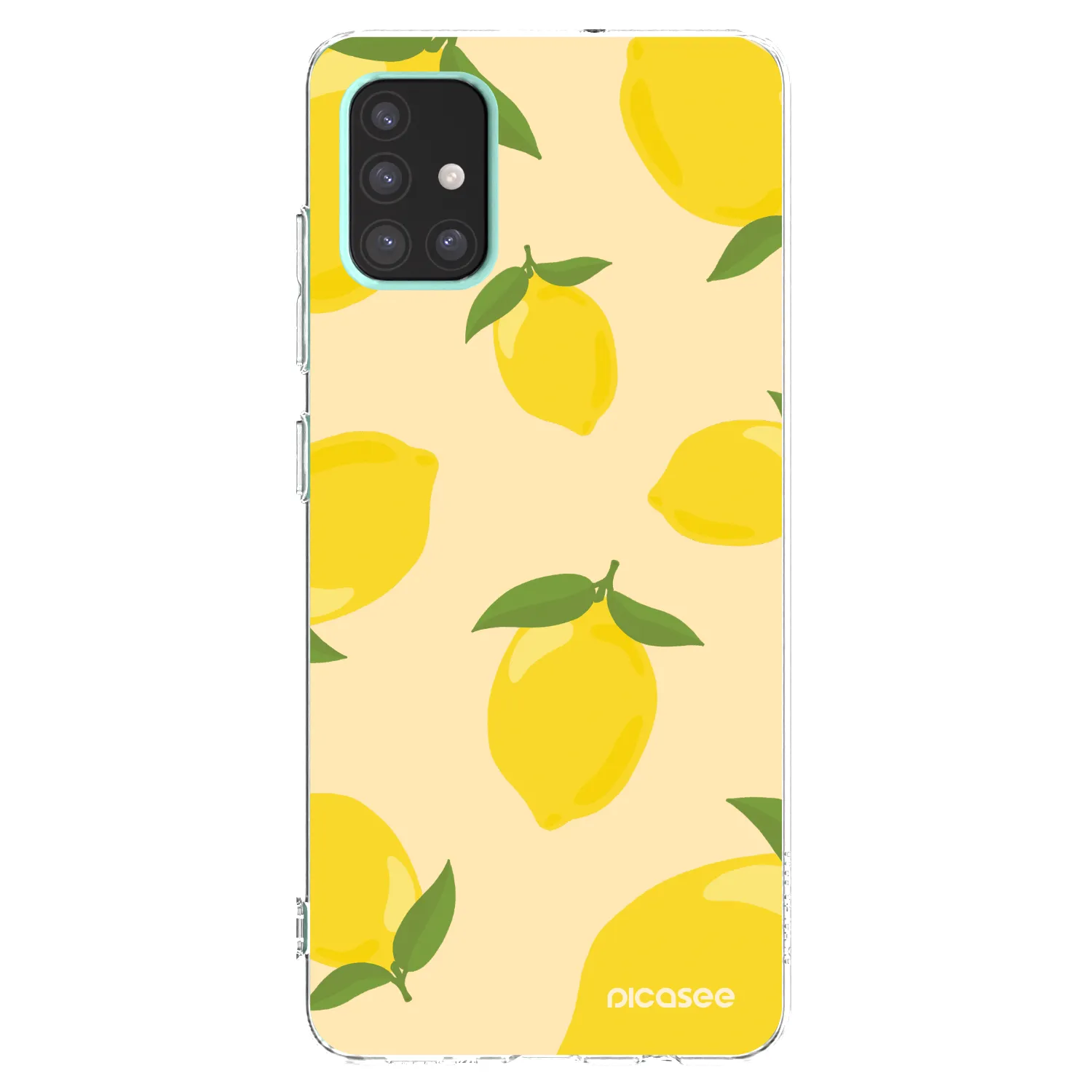 Picasee silikonowe przeźroczyste etui na Samsung Galaxy A51 A515F - Limoncella