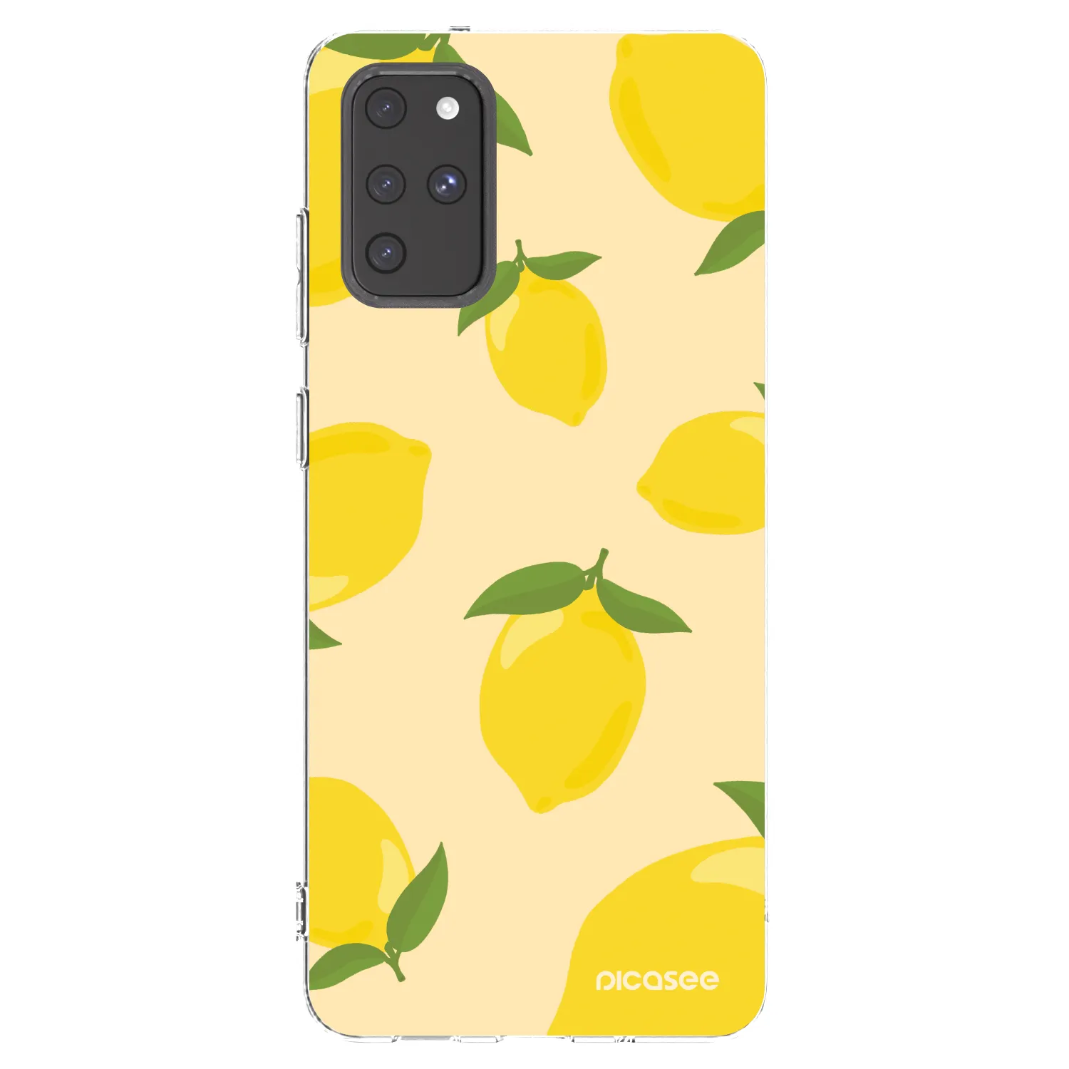 Picasee silikonowe przeźroczyste etui na Samsung Galaxy S20+ G985F - Limoncella