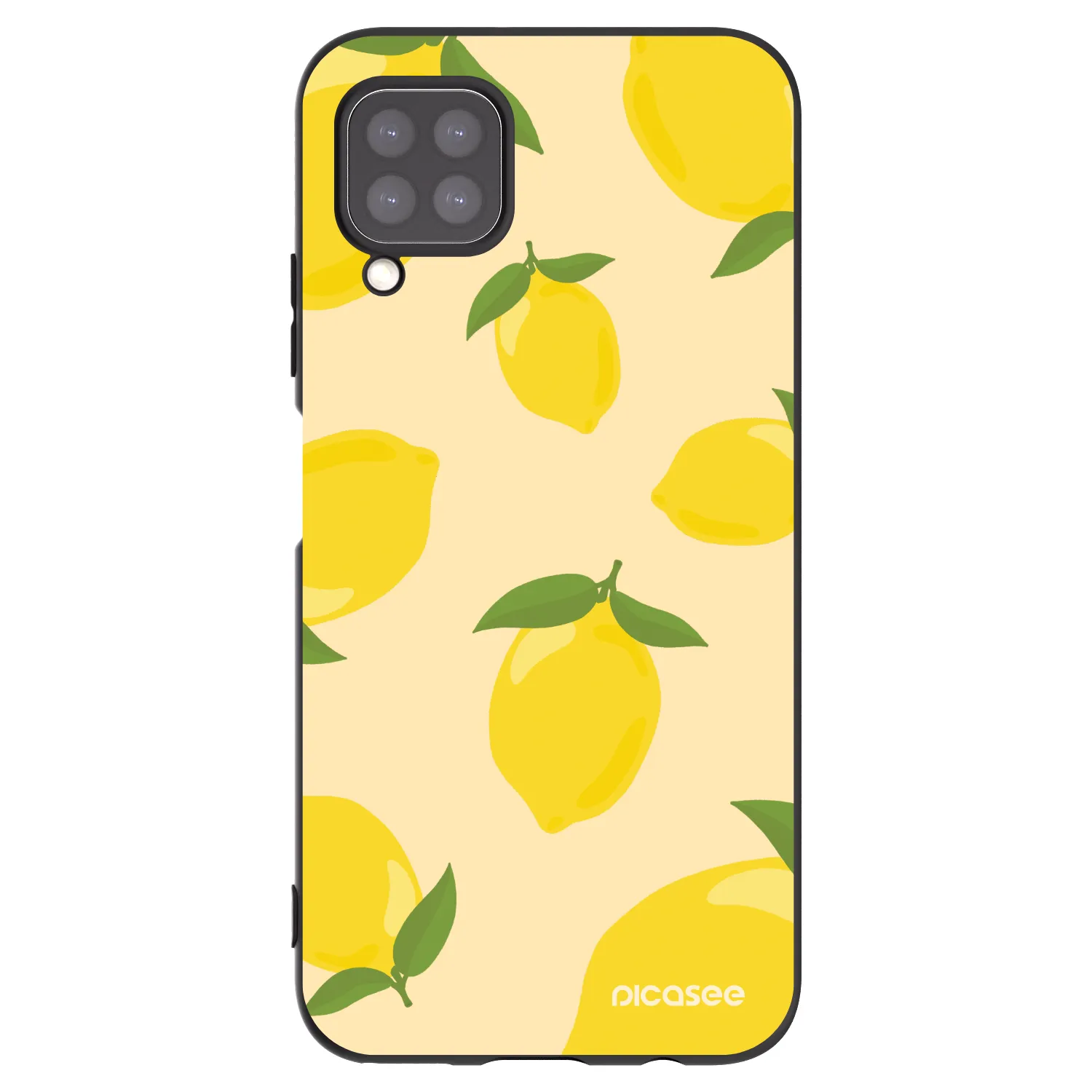 Picasee silikonowe czarne etui na Huawei P40 Lite - Limoncella