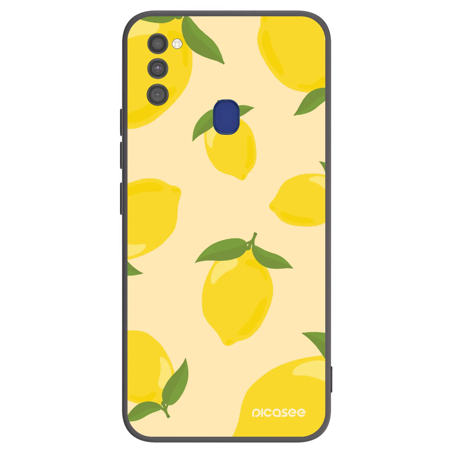 Picasee silikonowe czarne etui na Samsung Galaxy M21 M215F - Limoncella