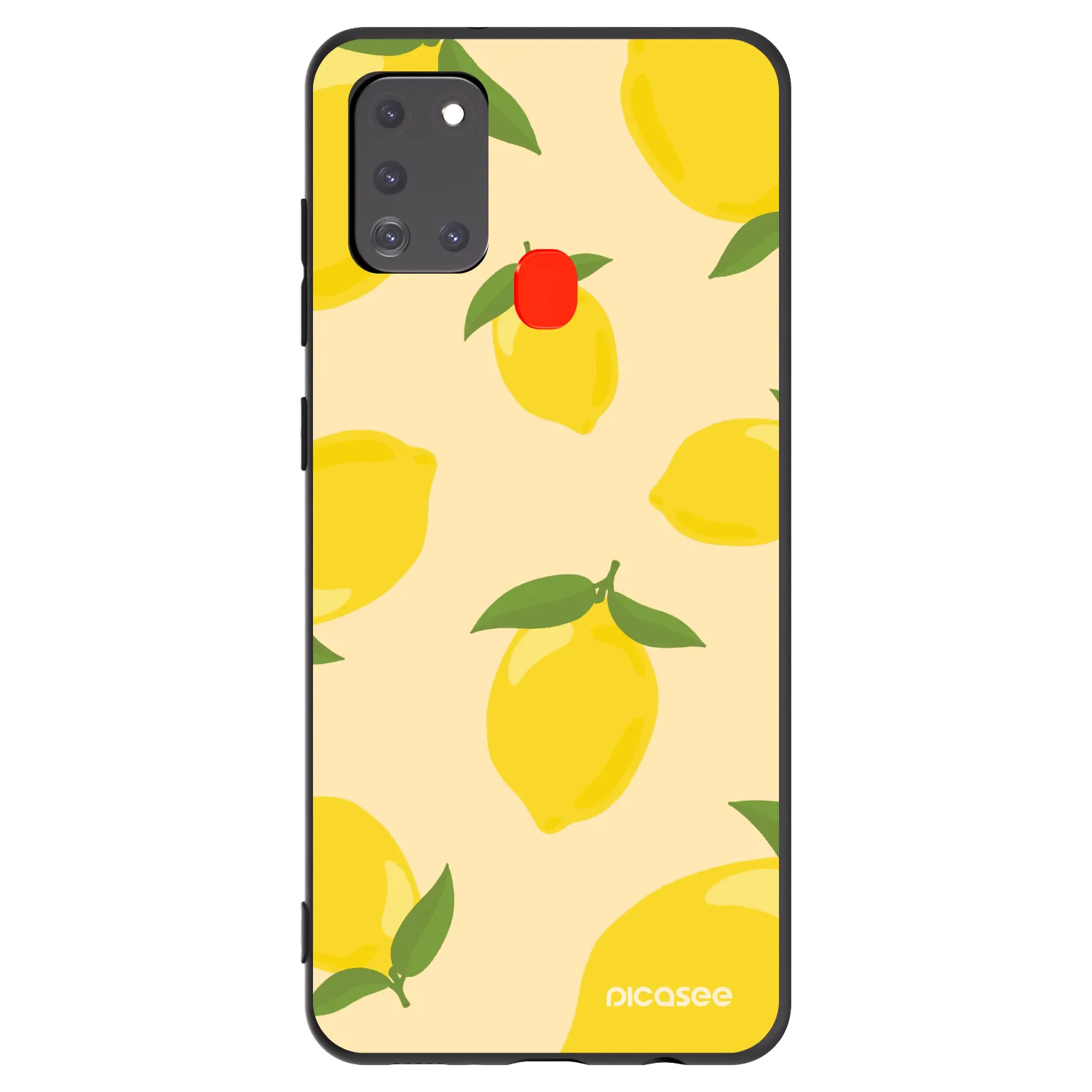 Picasee silikonowe czarne etui na Samsung Galaxy A21s - Limoncella
