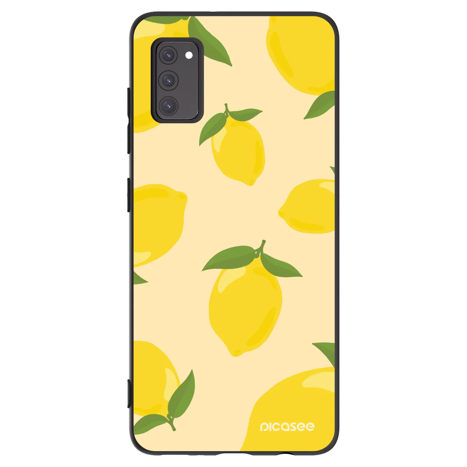 Picasee silikonowe czarne etui na Samsung Galaxy A41 A415F - Limoncella