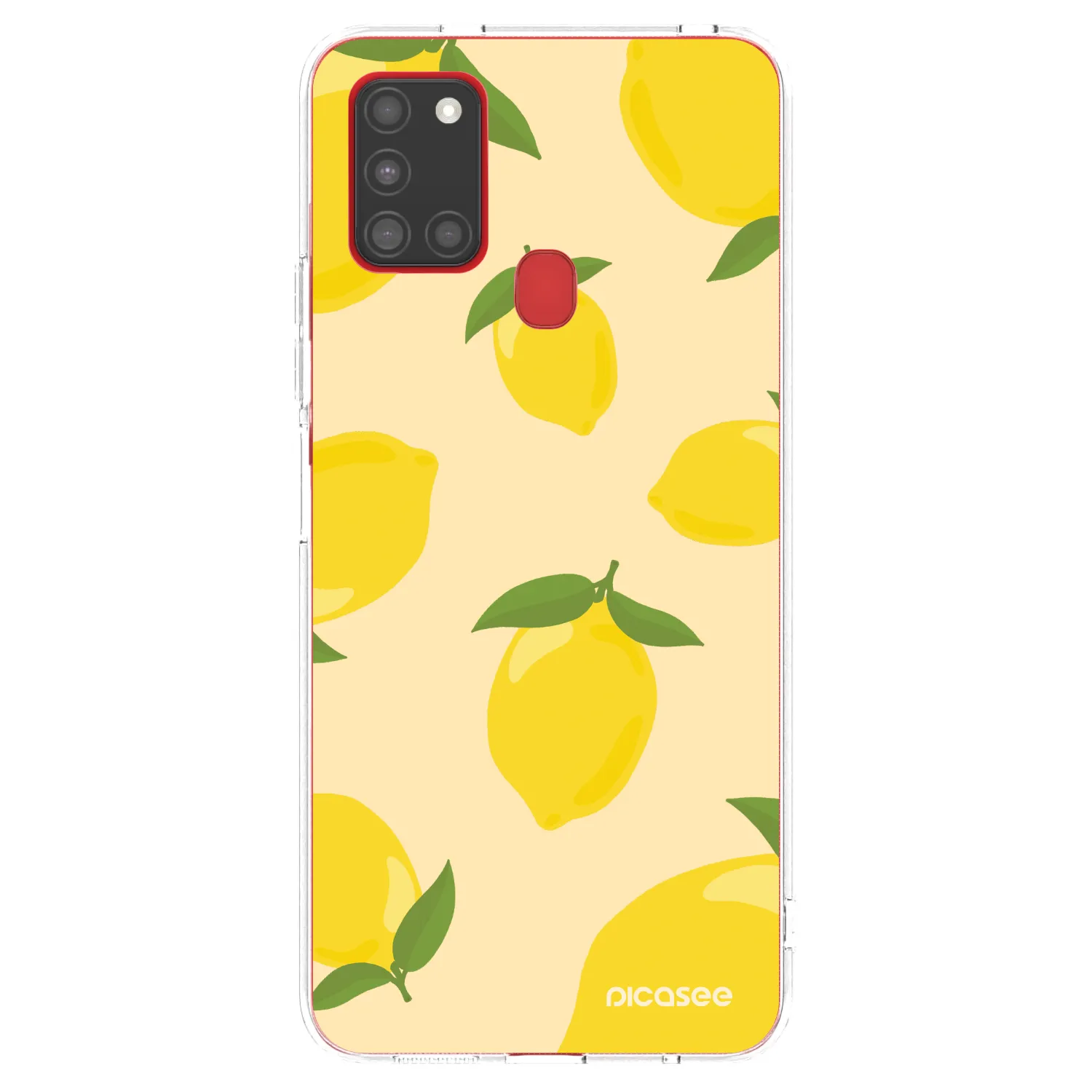 Picasee silikonowe przeźroczyste etui na Samsung Galaxy A21s - Limoncella
