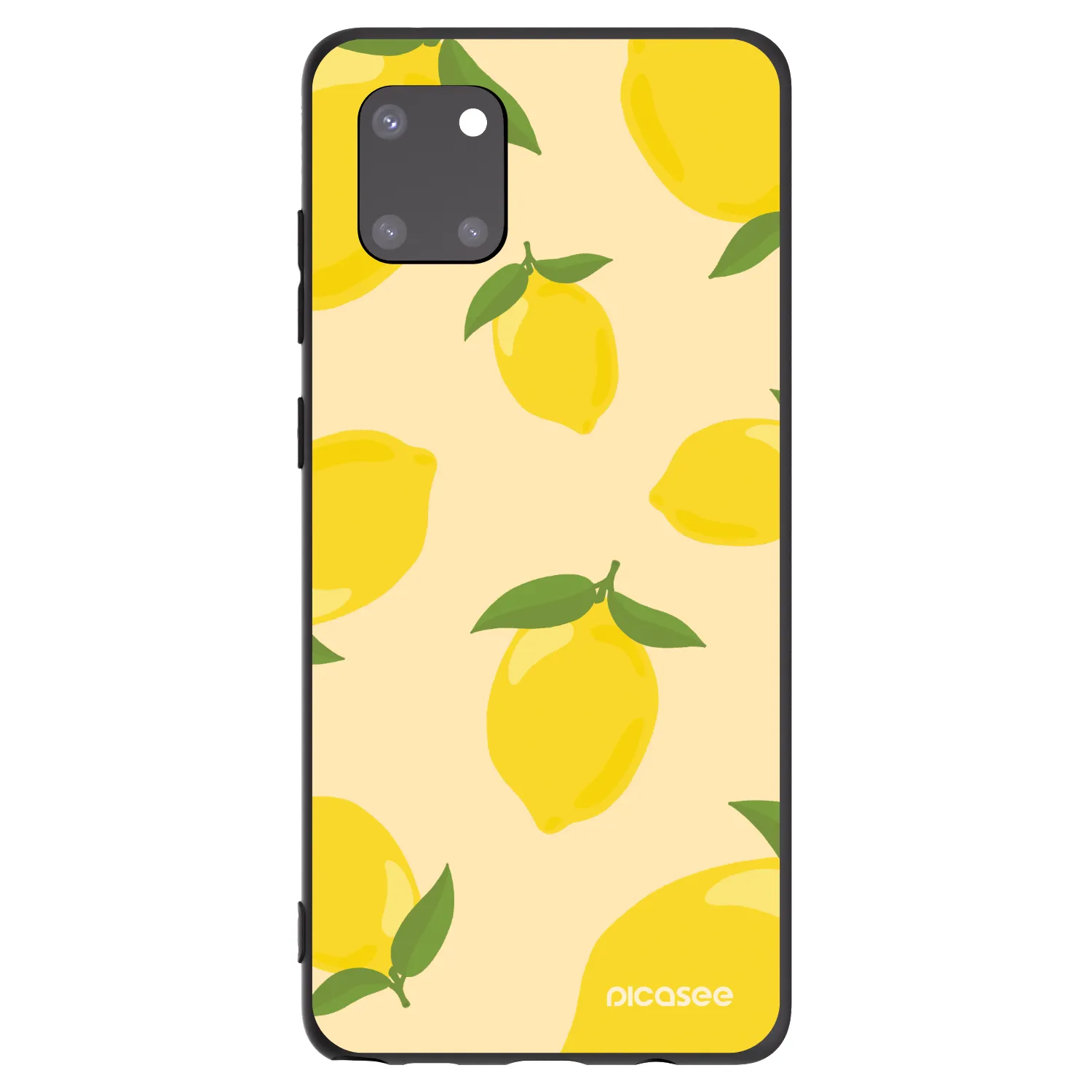 Picasee silikonowe czarne etui na Samsung Galaxy Note 10 Lite N770F - Limoncella