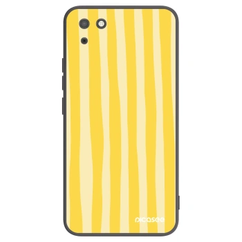 Etui na Huawei Y5P - Lines lemon