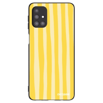 Etui na Samsung Galaxy M31s - Lines lemon