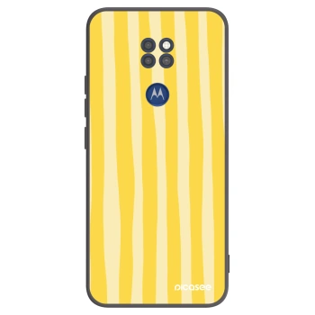 Etui na Motorola Moto G9 Play - Lines lemon