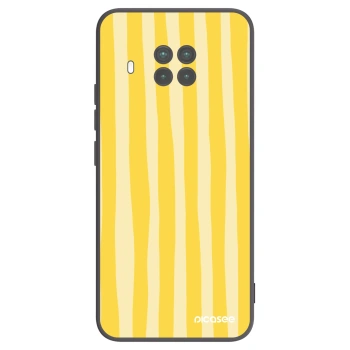 Picasee silikonowe czarne etui na Xiaomi Mi 10T Lite - Lines lemon