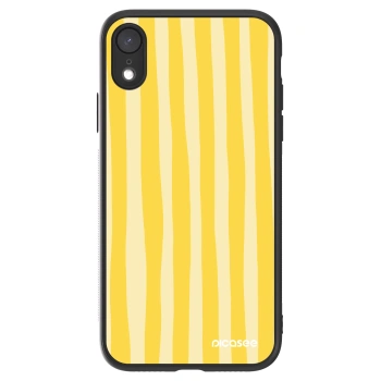 Picasee ULTIMATE CASE na Apple iPhone XR - Lines lemon