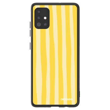Picasee ULTIMATE CASE na Samsung Galaxy A51 A515F - Lines lemon