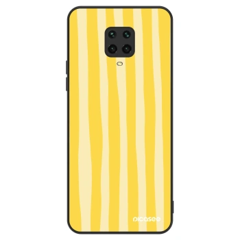 Etui na Xiaomi Redmi Note 9 Pro - Lines lemon