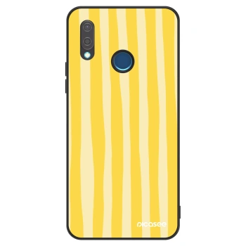 Etui na Huawei P20 Lite - Lines lemon