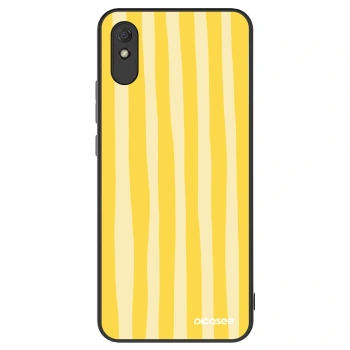 Etui na Xiaomi Redmi 9A - Lines lemon