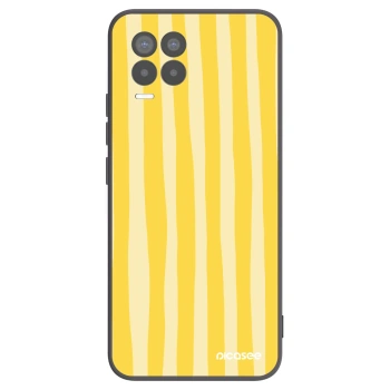 Etui na Realme 8 4G - Lines lemon