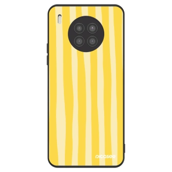 Etui na Huawei Nova 8i - Lines lemon