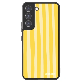 Etui na Samsung Galaxy S22 5G - Lines lemon