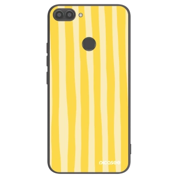 Etui na Huawei P Smart - Lines lemon