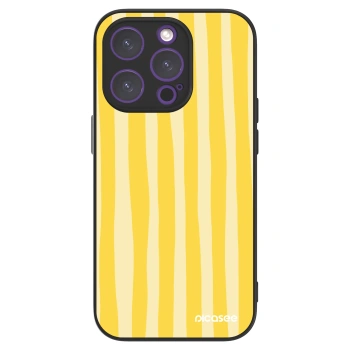 Picasee ULTIMATE CASE na Apple iPhone 14 Pro - Lines lemon