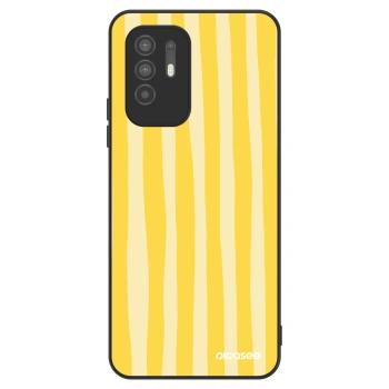 Etui na OPPO A94 5G - Lines lemon