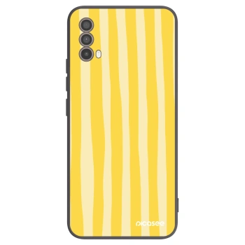Etui na Motorola Moto E40 - Lines lemon