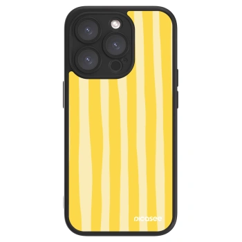 Picasee ULTIMATE CASE na Apple iPhone 15 Pro - Lines lemon