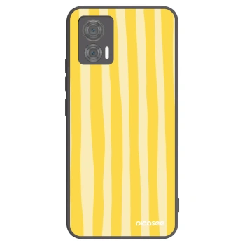 Etui na Motorola Edge 30 Neo - Lines lemon