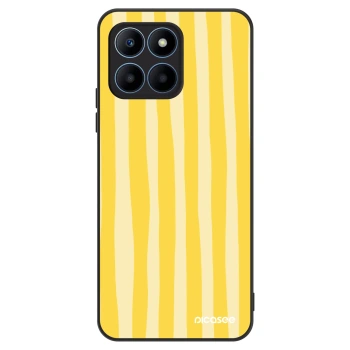 Etui na Honor 70 Lite - Lines lemon