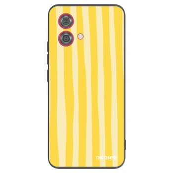 Etui na Motorola Moto G84 5G - Lines lemon