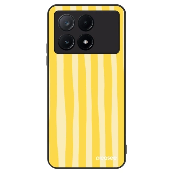 Etui na Xiaomi Poco X6 Pro - Lines lemon