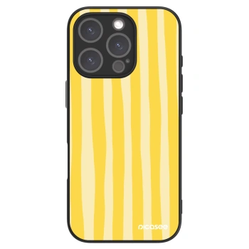 Picasee ULTIMATE CASE na Apple iPhone 16 Pro - Lines lemon