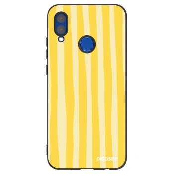 Etui na Huawei P Smart 2019 - Lines lemon