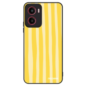 Etui na Motorola Moto G05 - Lines lemon