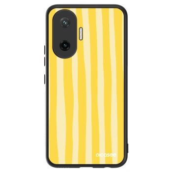 Etui na Xiaomi Poco F7 Pro 5G - Lines lemon