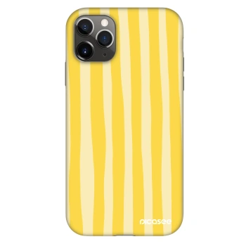 Etui na Apple iPhone 11 Pro - Lines lemon