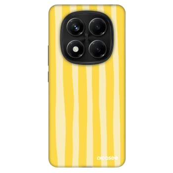 Etui na Xiaomi Redmi Note 14 Pro 5G - Lines lemon